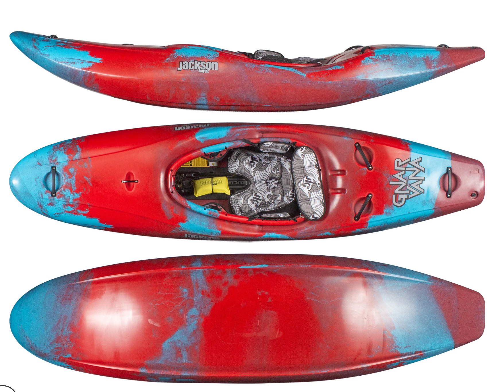 Jackson Kayak Gnarvana Whitewater Kayak, Whitewater Kayak, Jackson Kayak, Matrix Small at Festive Water Paddlesports