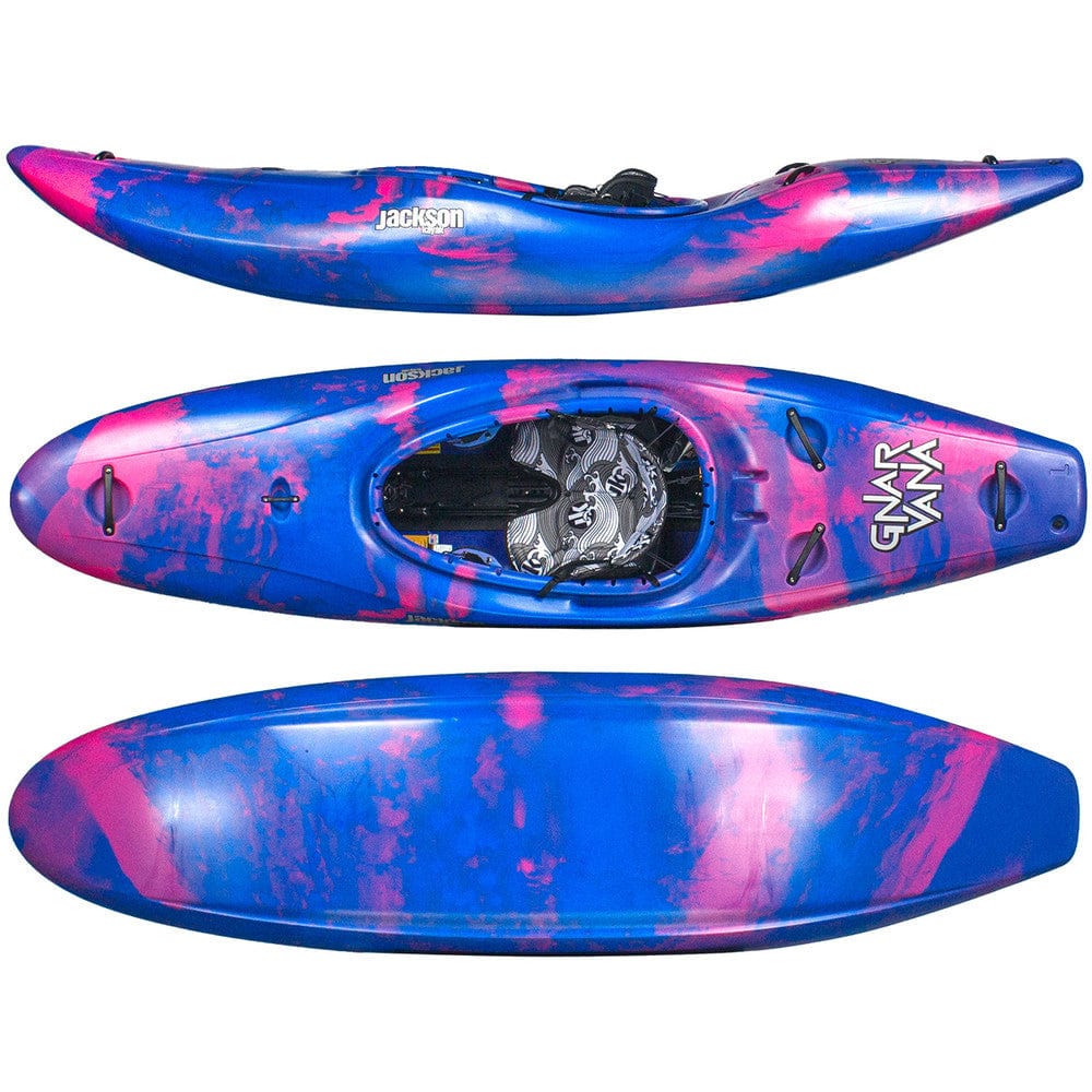 Jackson Kayak Gnarvana Whitewater Kayak, Whitewater Kayak, Jackson Kayak, Small, Cotton Candy, at Festive Water Paddlesports