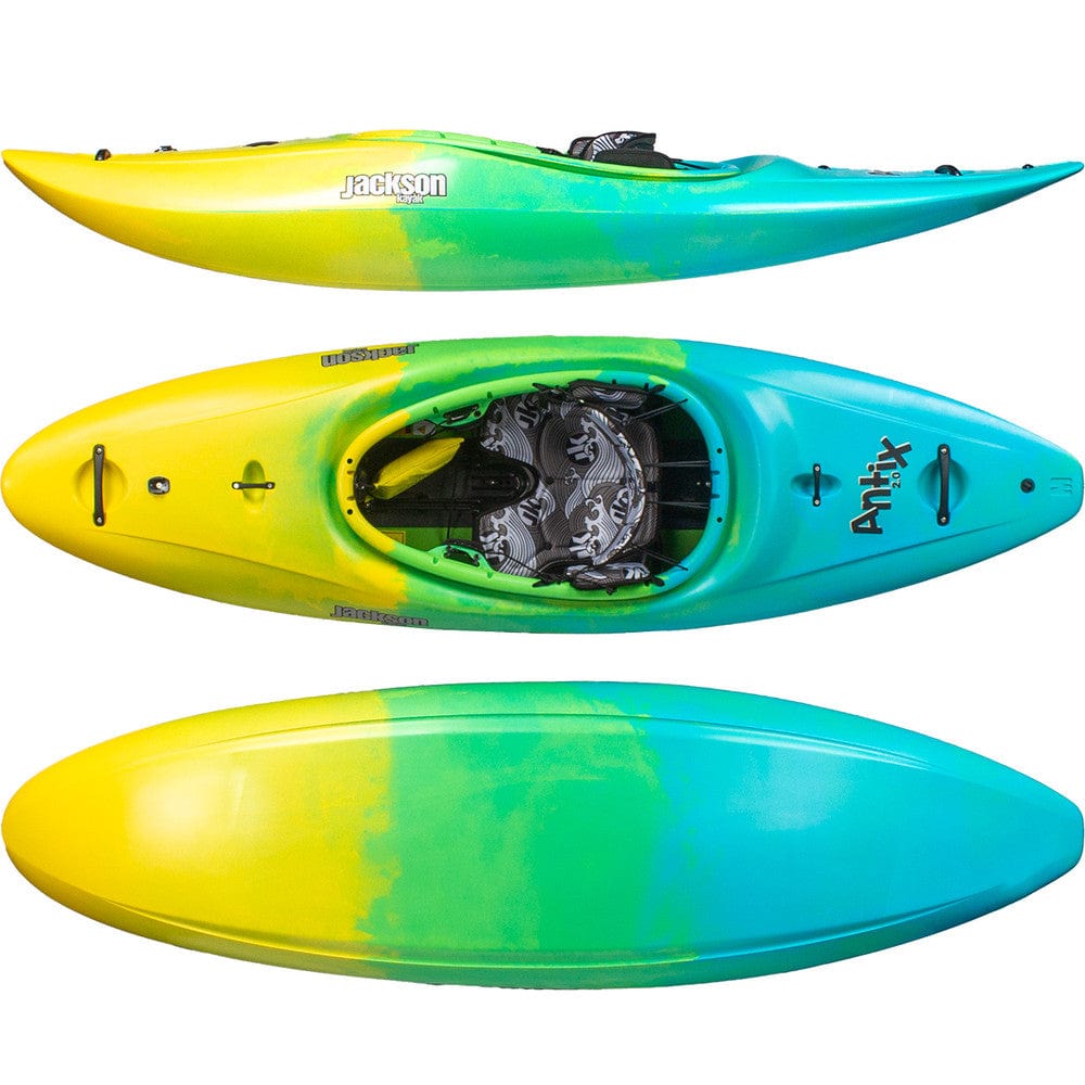 Jackson Kayaks Antix 2.0 Whitewater Kayak, Whitewater Kayak, Jackson Kayak, Rio, SM, at Festive Water Paddlesports