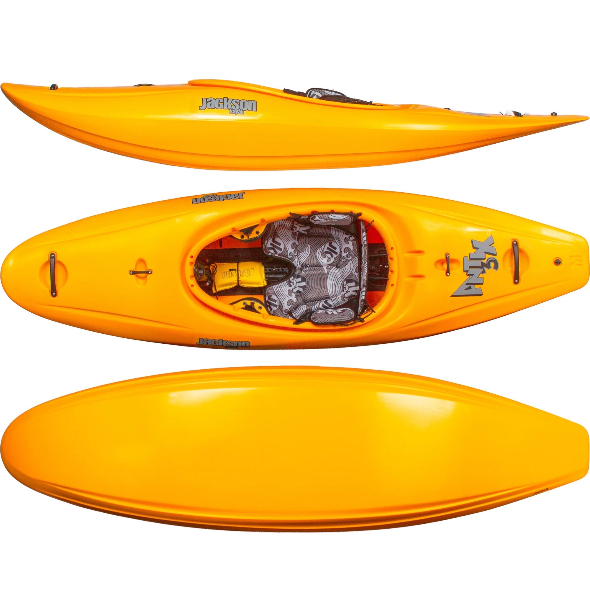 Jackson Kayaks Antix 3.0 Whitewater Kayak, Whitewater Kayak, Jackson Kayak, Yellow Small at Festive Water Paddlesports