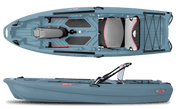 Jonny Boats Bass 100, Fishing Kayak, FeelFree, Blue Gray, , at Festive Water Paddlesports