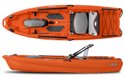 Jonny Boats Bass 100, Fishing Kayak, FeelFree, Orange, , at Festive Water Paddlesports