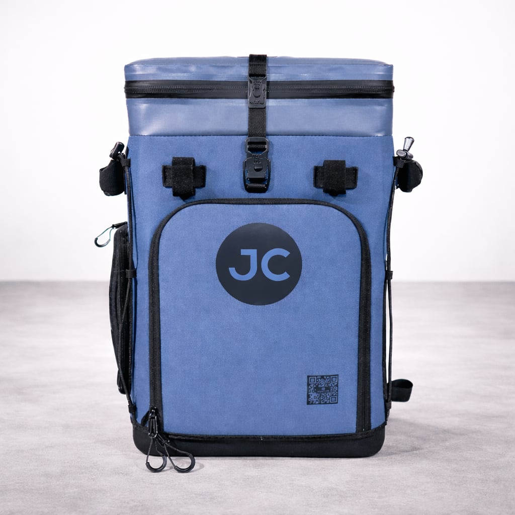 JustinCASE Convertible Cooler Backpack, Bag, JustinCASE, Founders Edition Dark Blue at Festive Water Paddlesports