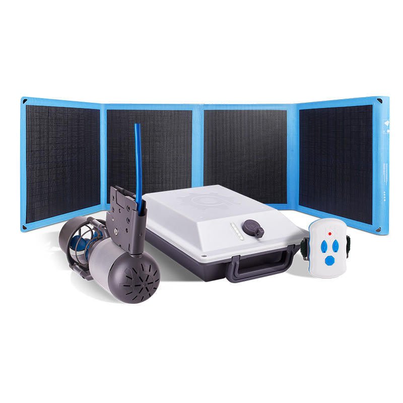 K - 1 Outboard Kit with SUN80 Solar Panel, , bixpyusa, at Festive Water Paddlesports