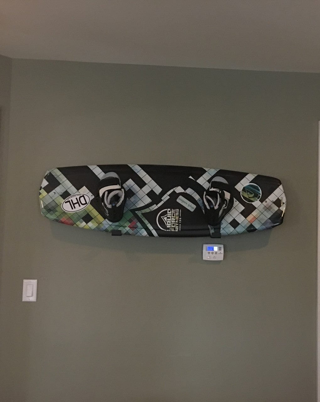 Kerr Minimalist Wakeboard Display Rack | Holds 30 lbs, Wall Mounted, StoreYourBoard, , , at Festive Water Paddlesports