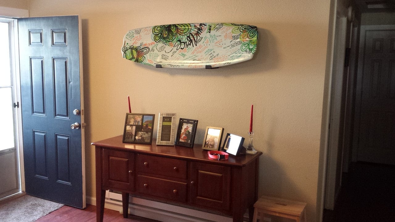 Kerr Minimalist Wakeboard Display Rack | Holds 30 lbs, Wall Mounted, StoreYourBoard, , , at Festive Water Paddlesports