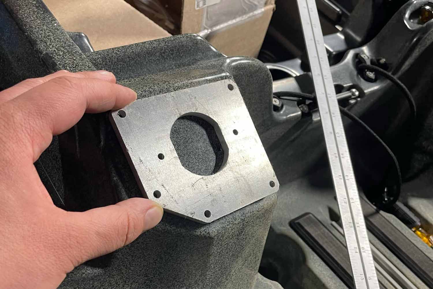 Ketch Electrical Accessories Mounting Plate for Bonafide PWR 129, Kayak Rigging, Ketch Products, , , at Festive Water Paddlesports