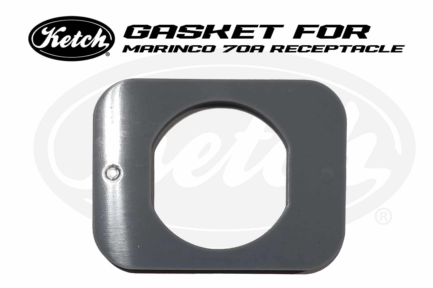 Ketch Gasket for the Marinco 70A receptacle, Kayak Rigging, Ketch Products, , , at Festive Water Paddlesports