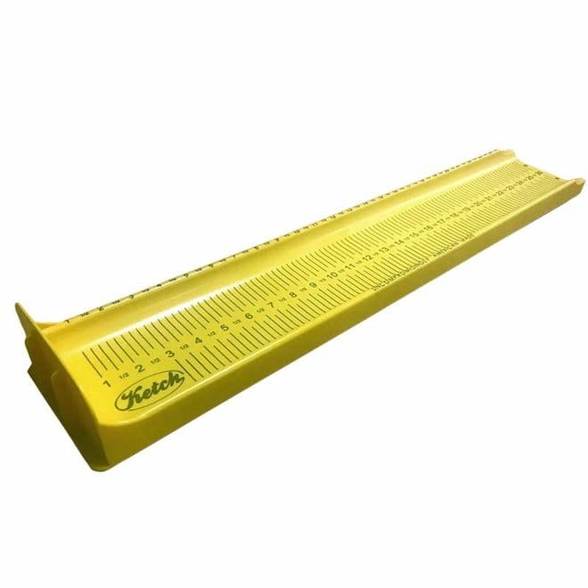 Ketch Karbonate Measuring Board, Measuring Board, Ketch Products, 26", , at Festive Water Paddlesports