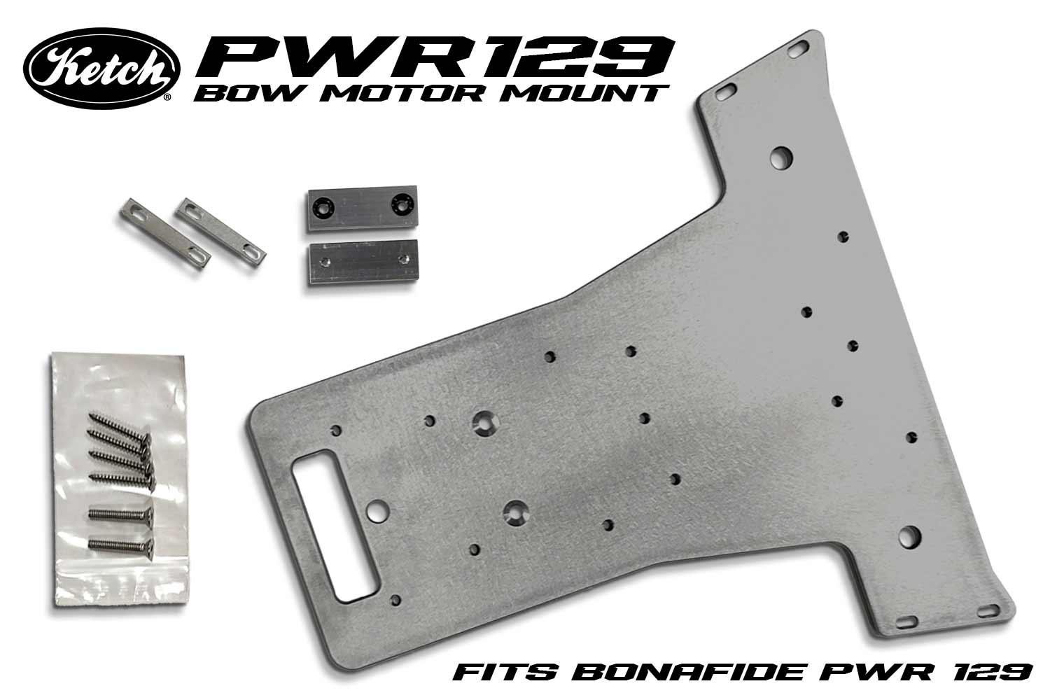 Ketch PWR 129 Kayak Bow Trolling Motor Mount, Motor Mount, Ketch Products, , , at Festive Water Paddlesports