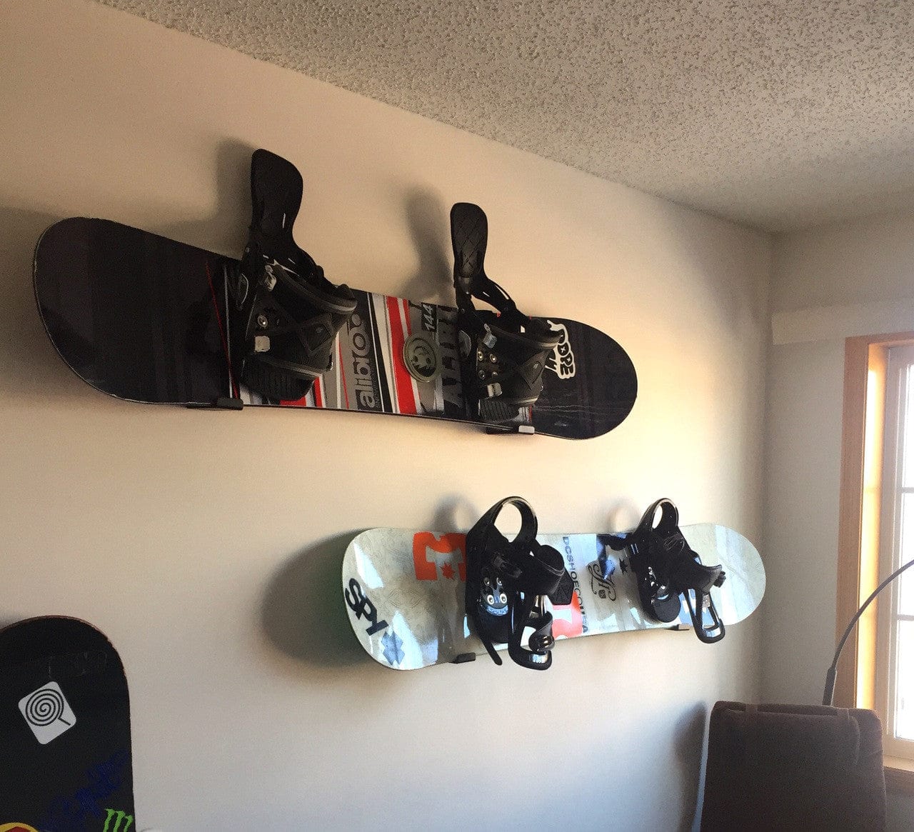 Keystone Minimalist Snowboard Display Rack | Holds 30 lbs | Medium, Wall Mounted, StoreYourBoard, , , at Festive Water Paddlesports