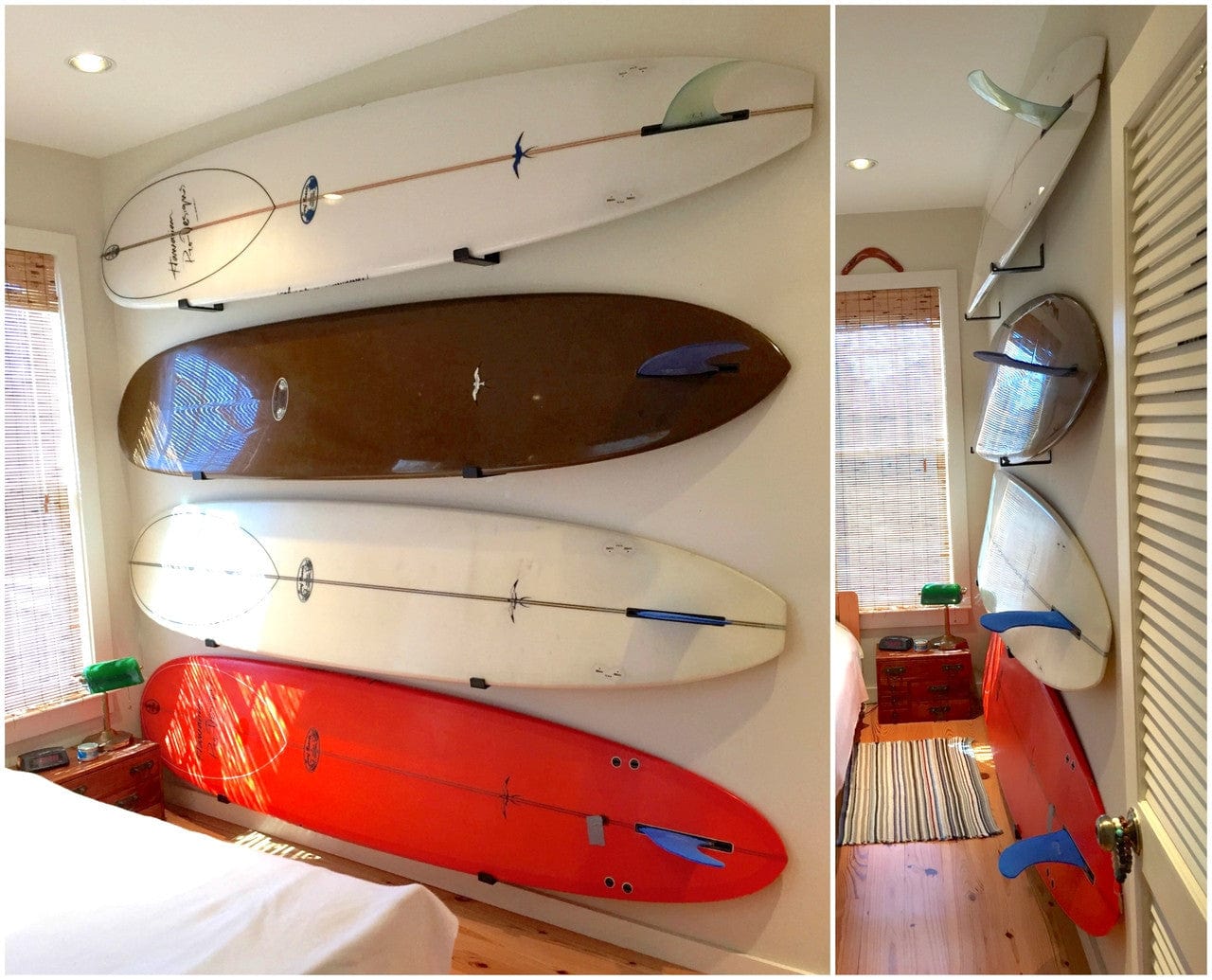 Kirra Minimalist Surfboard Display Rack | Holds 30 lbs, Wall Mounted, StoreYourBoard, , , at Festive Water Paddlesports