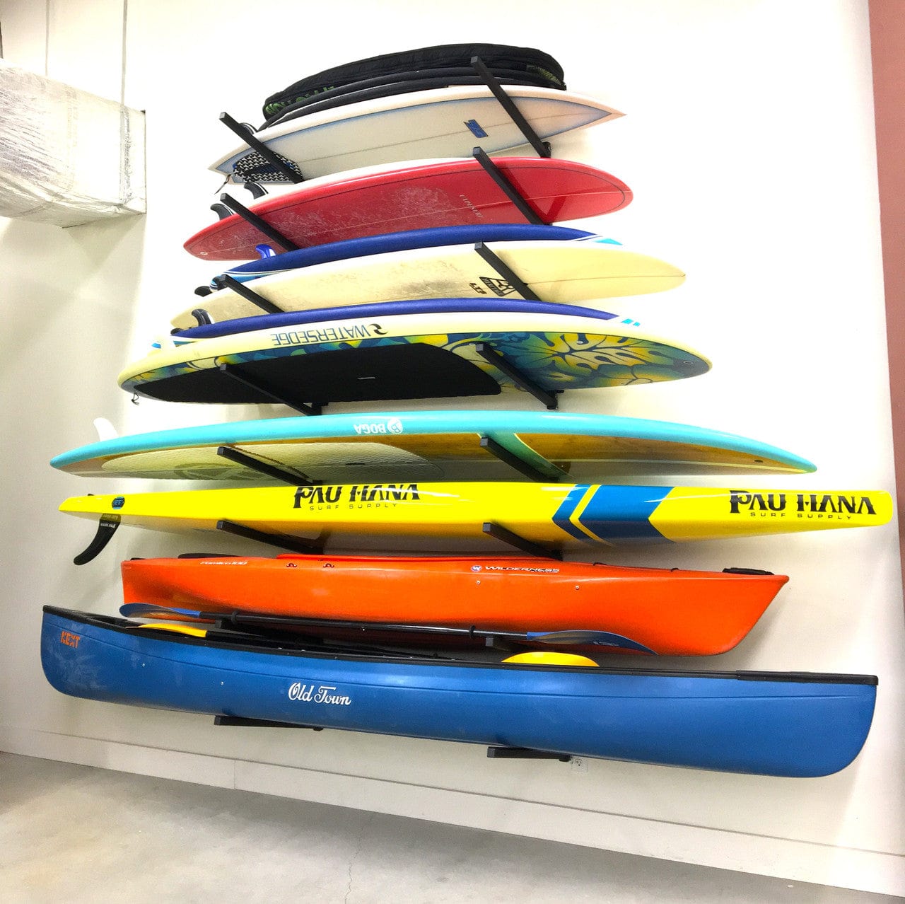 Kona SUP & Surfboard Storage | Indoor Adjustable Rack | 4 Level, Wall Mounted, StoreYourBoard, , , at Festive Water Paddlesports