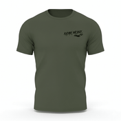 K,orD. CHEST LOGO TEE, tshirts, Kayak, or Die™, military green s at Festive Water Paddlesports