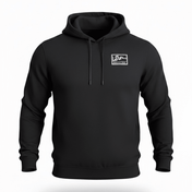 K,orD. HOODIE LEFT CHEST, Hoodie, Kayak, or Die™, Black Richardson 112FP S at Festive Water Paddlesports