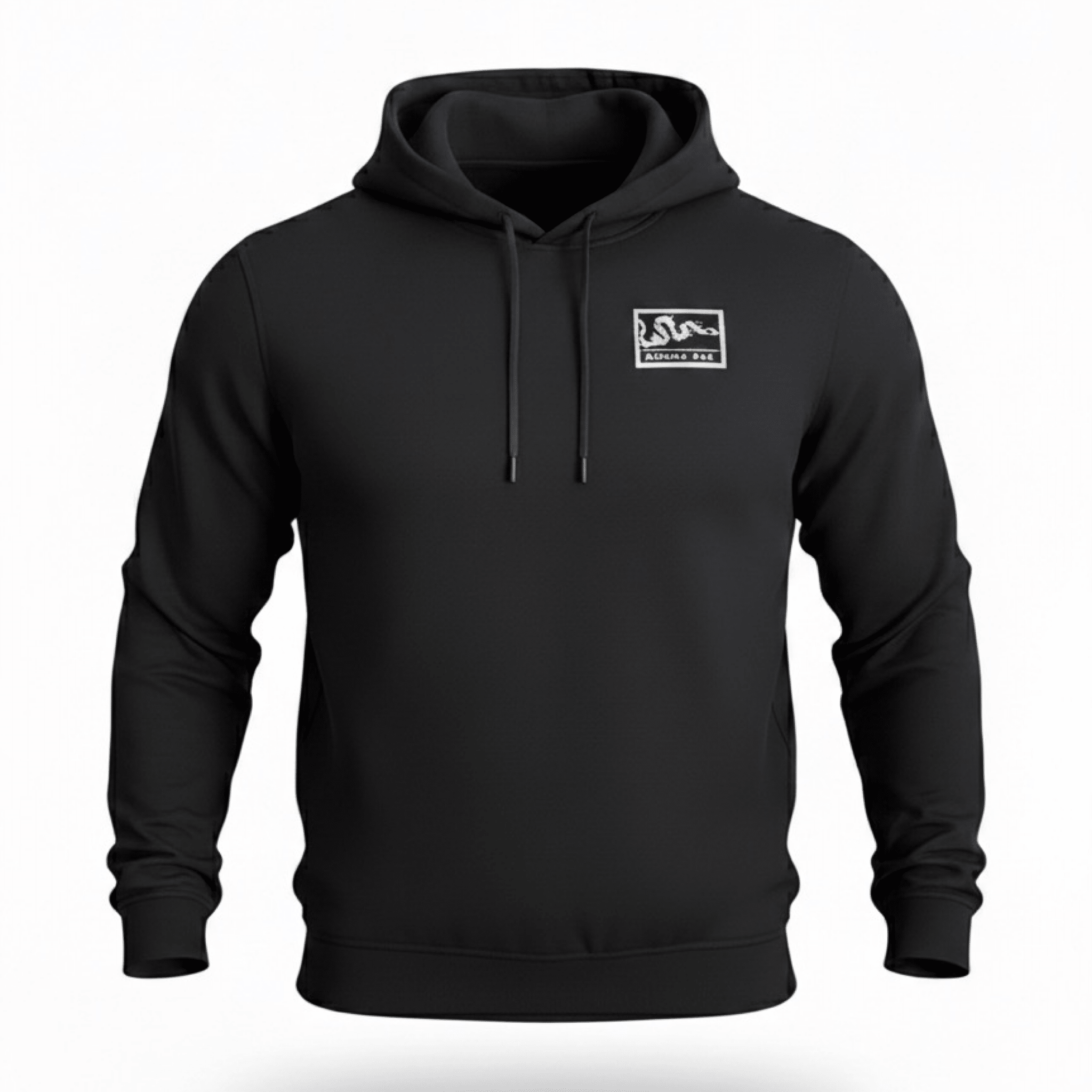 K,orD. HOODIE LEFT CHEST, Hoodie, Kayak, or Die™, Black Richardson 112FP S at Festive Water Paddlesports