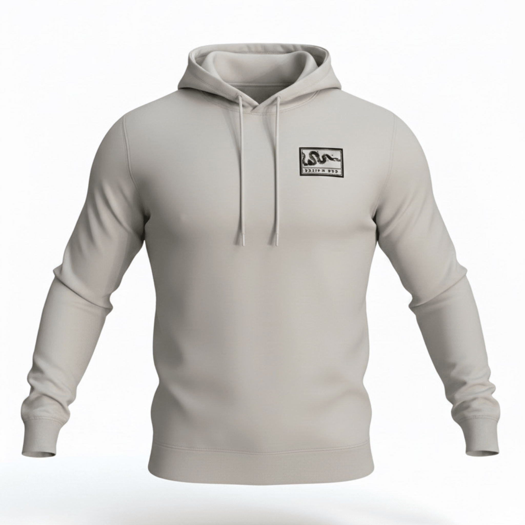 K,orD. HOODIE LEFT CHEST, Hoodie, Kayak, or Die™, Smoke S at Festive Water Paddlesports