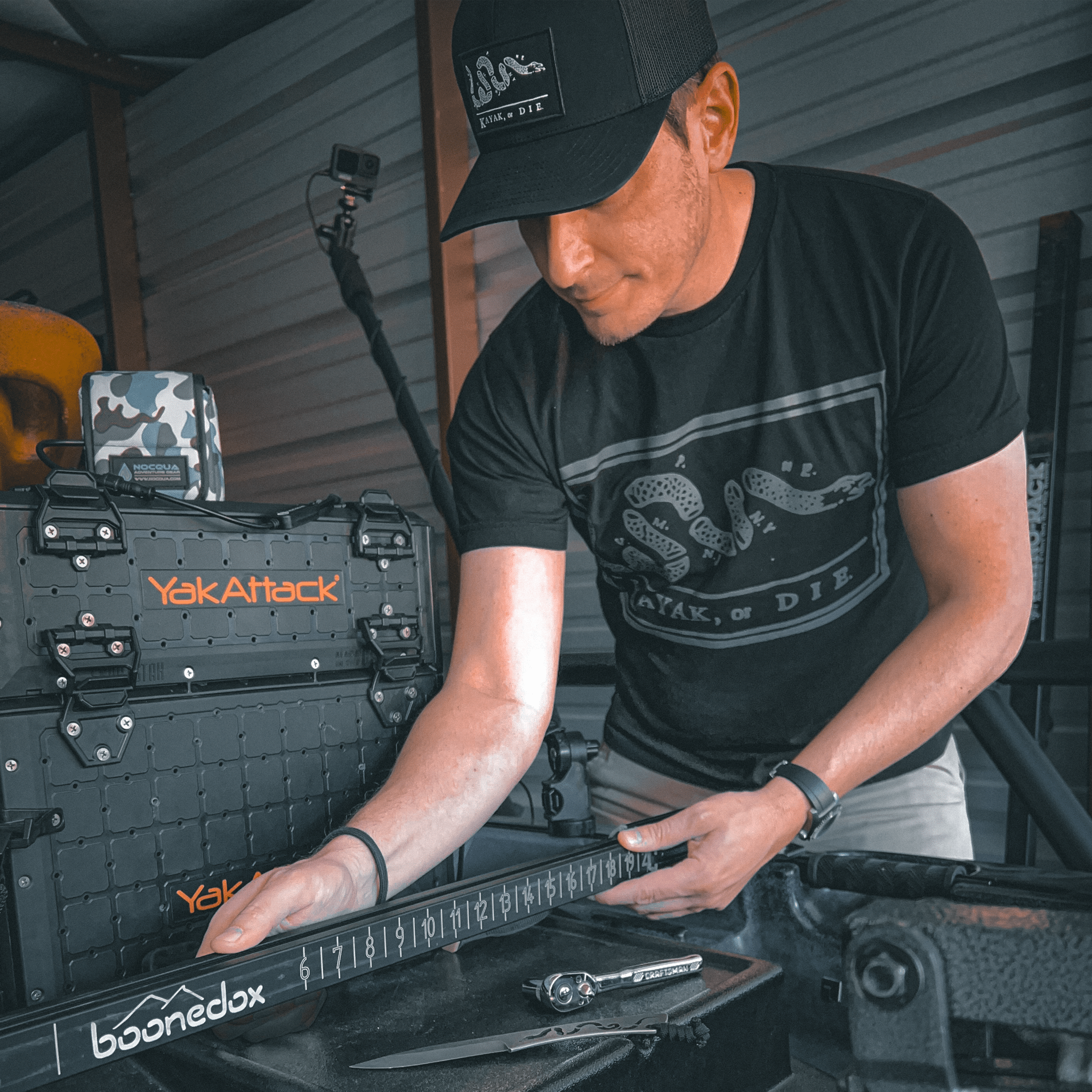 K,orD. LARGE LOGO TEE, , Kayak, or Die™, S at Festive Water Paddlesports