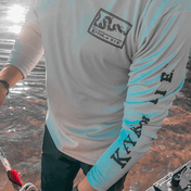 K,orD. LONG SLEEVE PERFORMANCE HOODIE, Hoodie, Kayak, or Die™, S at Festive Water Paddlesports