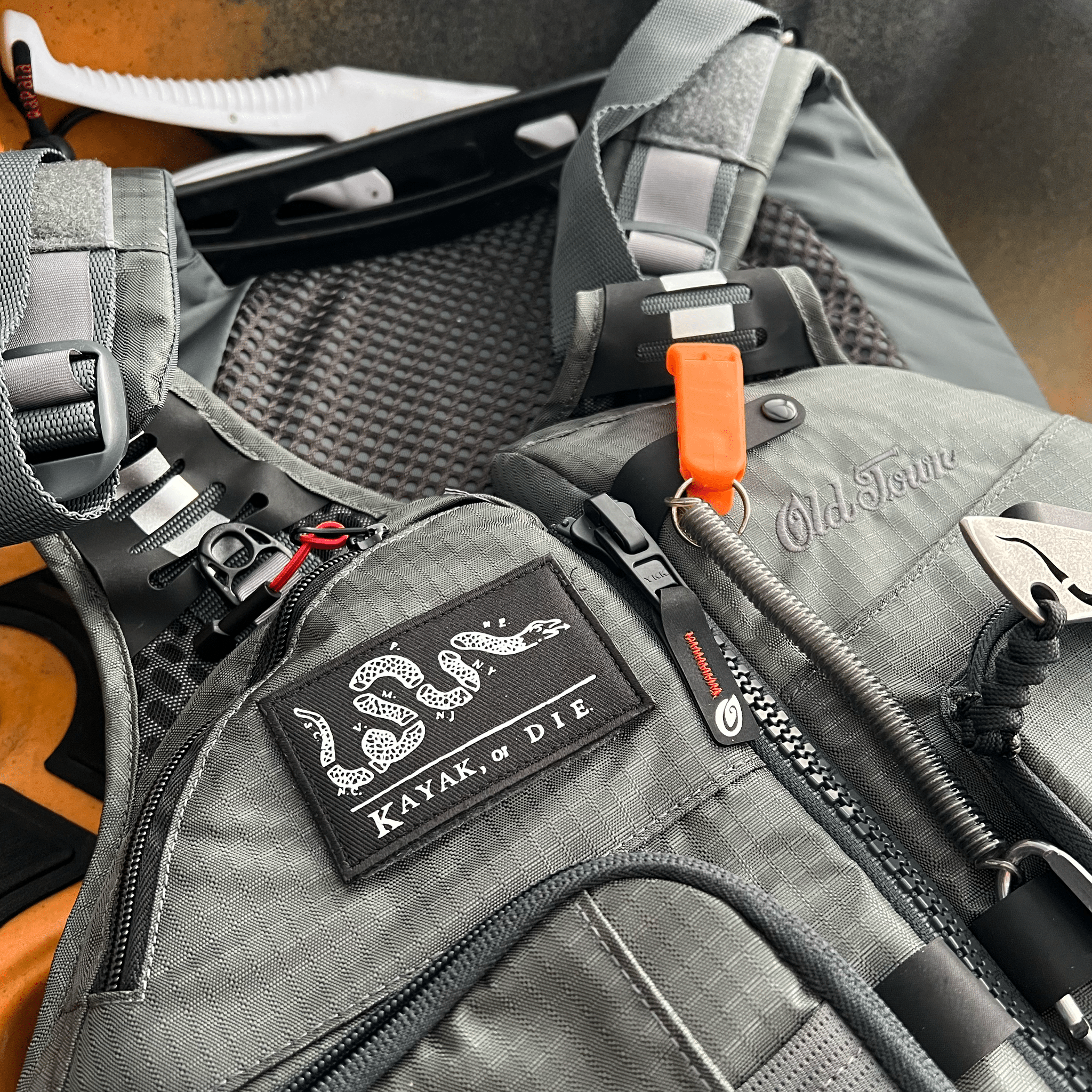 K,orD. PATCH, Patch, Kayak, or Die™, at Festive Water Paddlesports