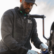 K,orD. PULLOVER HOODED WINDBREAKER, Hoodie, Kayak, or Die™, Black Camo S at Festive Water Paddlesports