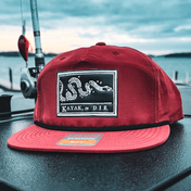 K,orD. ROPE HAT 25, Hats, Kayak, or Die™, Dark Orange at Festive Water Paddlesports