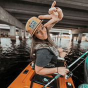 K,orD. ROPE HAT 25, Hats, Kayak, or Die™, Offwhite/Black Rope at Festive Water Paddlesports