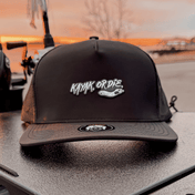 K,orD. TRUCKER, Hats, Kayak, or Die™, Text Logo at Festive Water Paddlesports