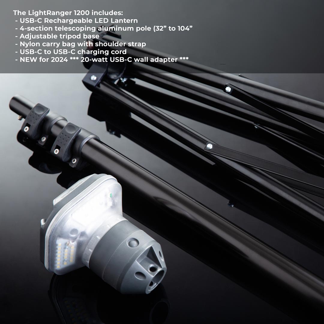 LightRanger 1200, Lighting, Devos Outdoor, 2 - Pack (Save $20) at Festive Water Paddlesports