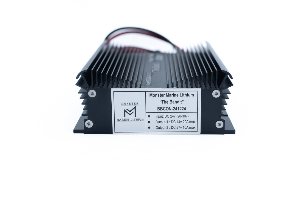 Live sonar 24v-12/24v converter “The Bandit”, Accessories, Monster Marine Lithium, at Festive Water Paddlesports