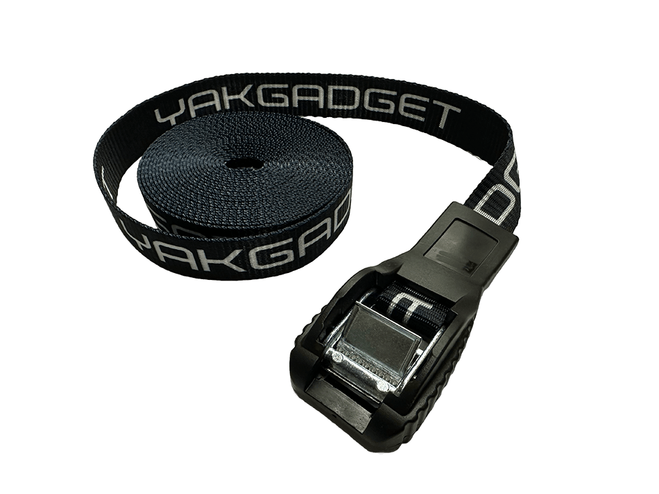 LockDown Cam Tie Down Strap 15' (Single), General Accessories, YakGadget, LLC, , , at Festive Water Paddlesports