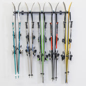 Lone Peak Ski Rack | Adjustable Wall Storage System | Holds 5 Pairs of Skis, Wall Mounted, StoreYourBoard, , , at Festive Water Paddlesports