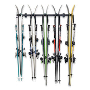 Lone Peak Ski Rack | Adjustable Wall Storage System | Holds 5 Pairs of Skis, Wall Mounted, StoreYourBoard, , , at Festive Water Paddlesports