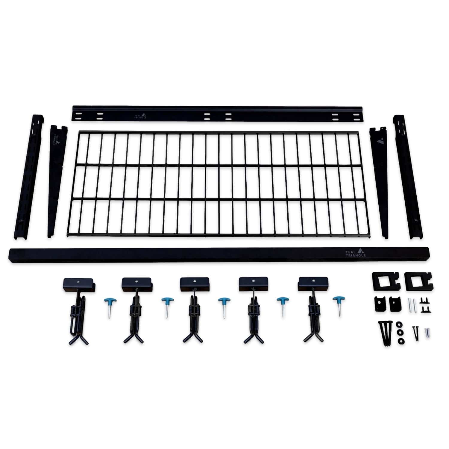 Lone Peak Ski + Shelf | Adjustable Wall Storage System | Holds 5 Pairs of Skis, Wall Mounted, StoreYourBoard, , , at Festive Water Paddlesports