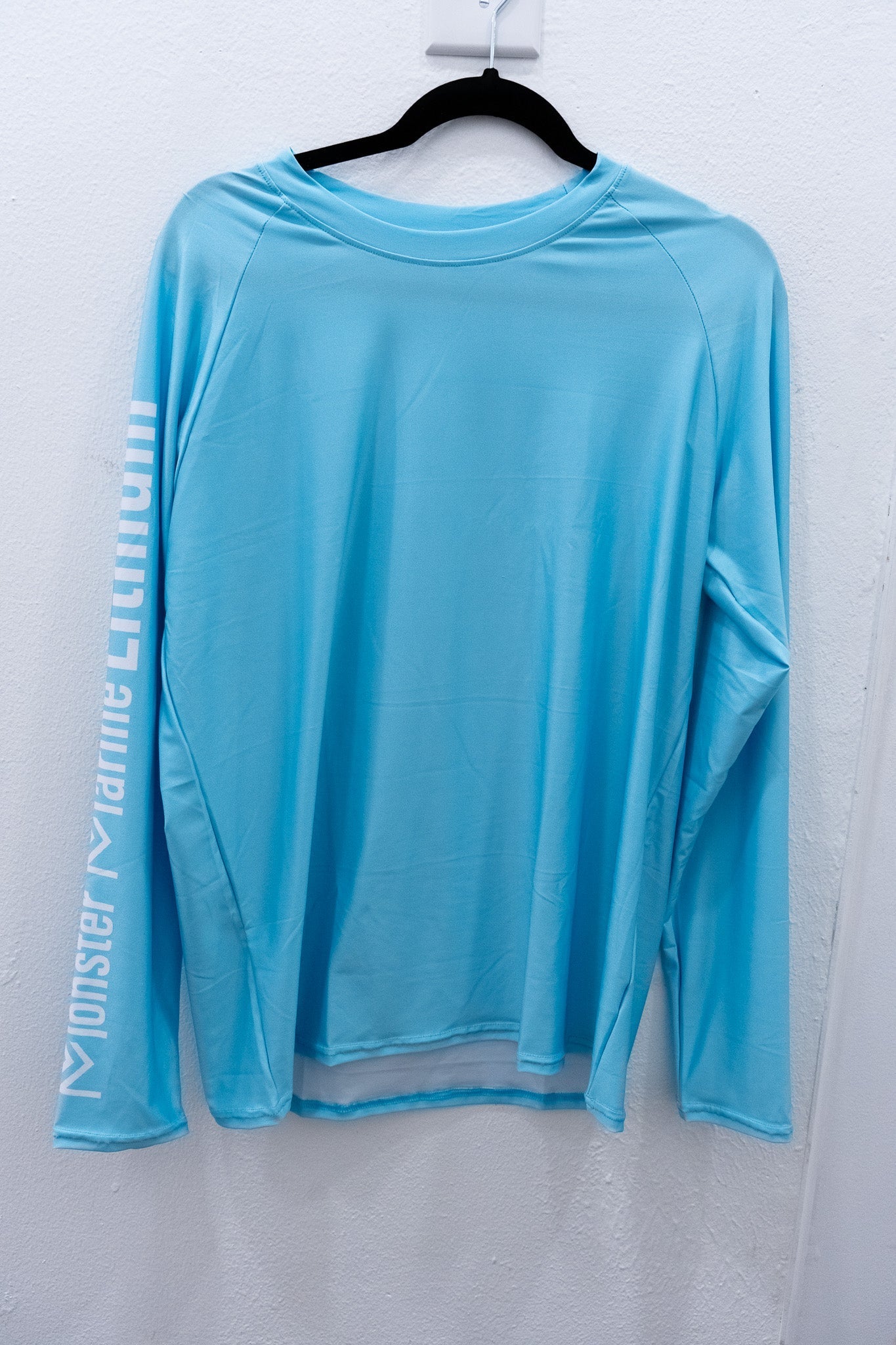 Long sleeve Fishing Shirt no hood, , Monster Marine Lithium, BLUE S at Festive Water Paddlesports