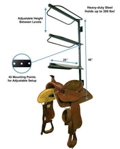 Loudoun English & Western Horse Saddle Storage Rack, Wall Mounted, StoreYourBoard, , , at Festive Water Paddlesports