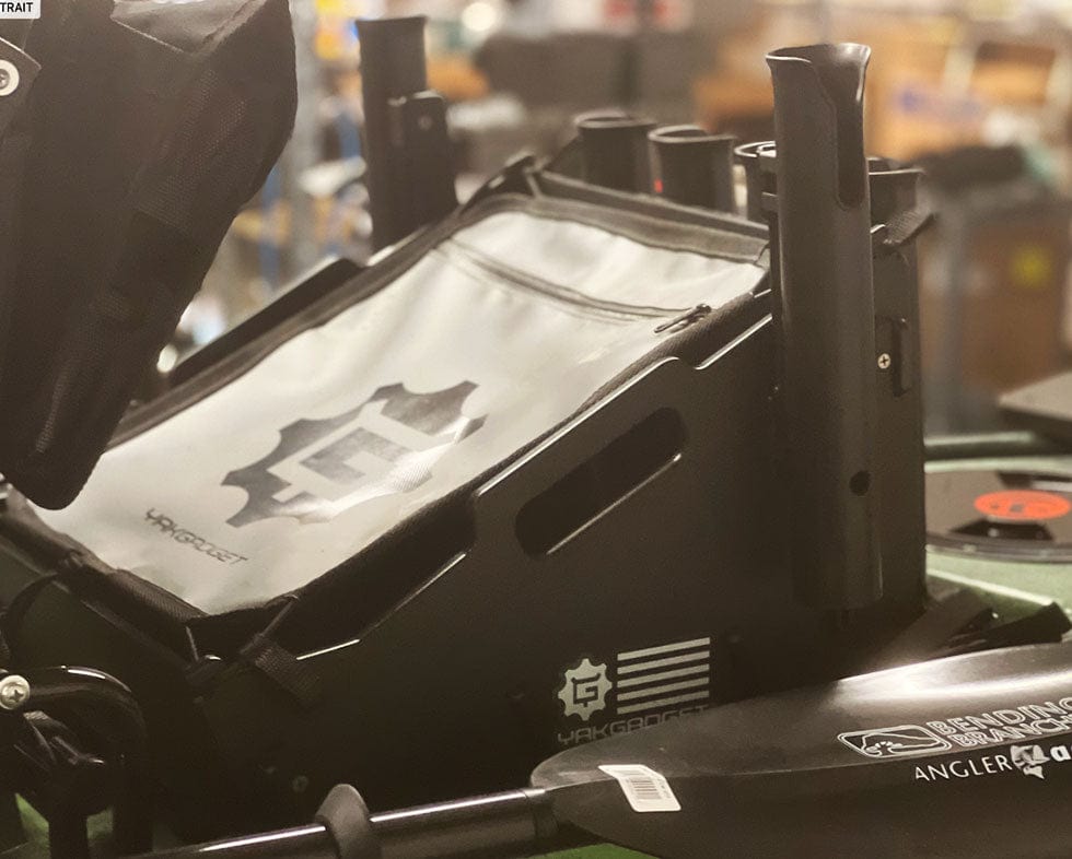 LowPro Crate XD, Storage Accessories, YakGadget, LLC, LowPro CrateXD with Side Rod Tube Lift Kit, , at Festive Water Paddlesports