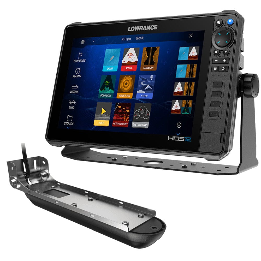 Preloaded C - MAP DISCOVER OnBoard Active Imaging 3 - in - 1 Transom Mount Transducer [000 - 16521 - 001], GPS - Fishfinder Combos, Lowrance, , , at Festive Water Paddlesports