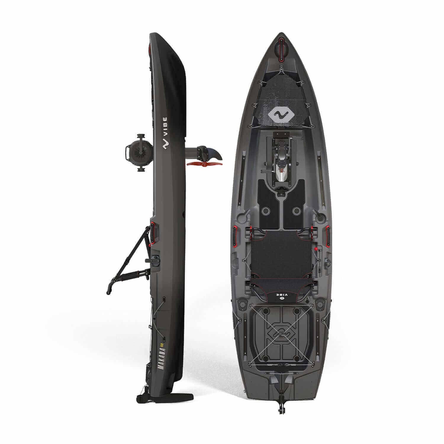 Makana 100, Fishing Kayak, Vibe Kayaks, Raven X - Drive at Festive Water Paddlesports