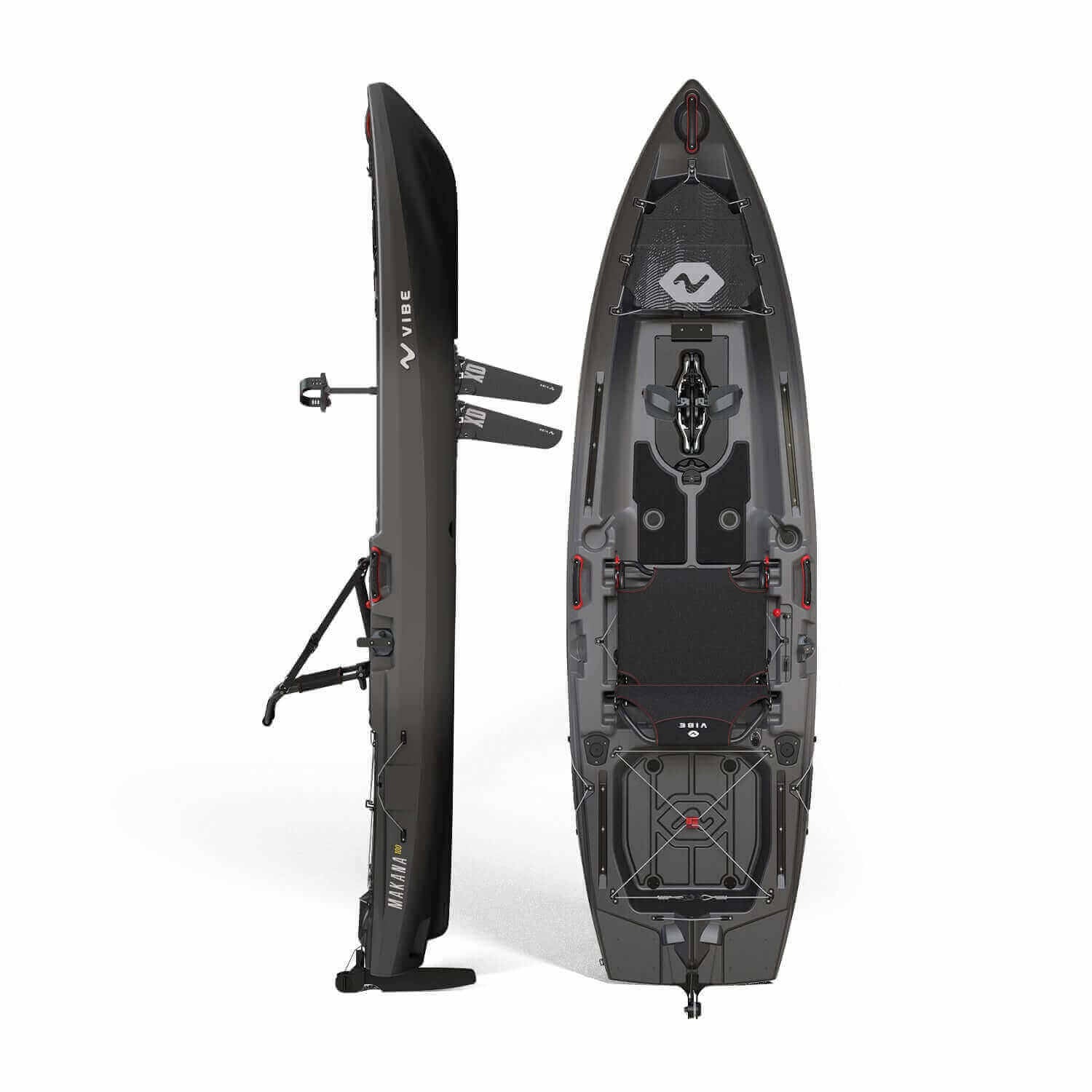 Makana 100, Fishing Kayak, Vibe Kayaks, Raven X - Drive at Festive Water Paddlesports