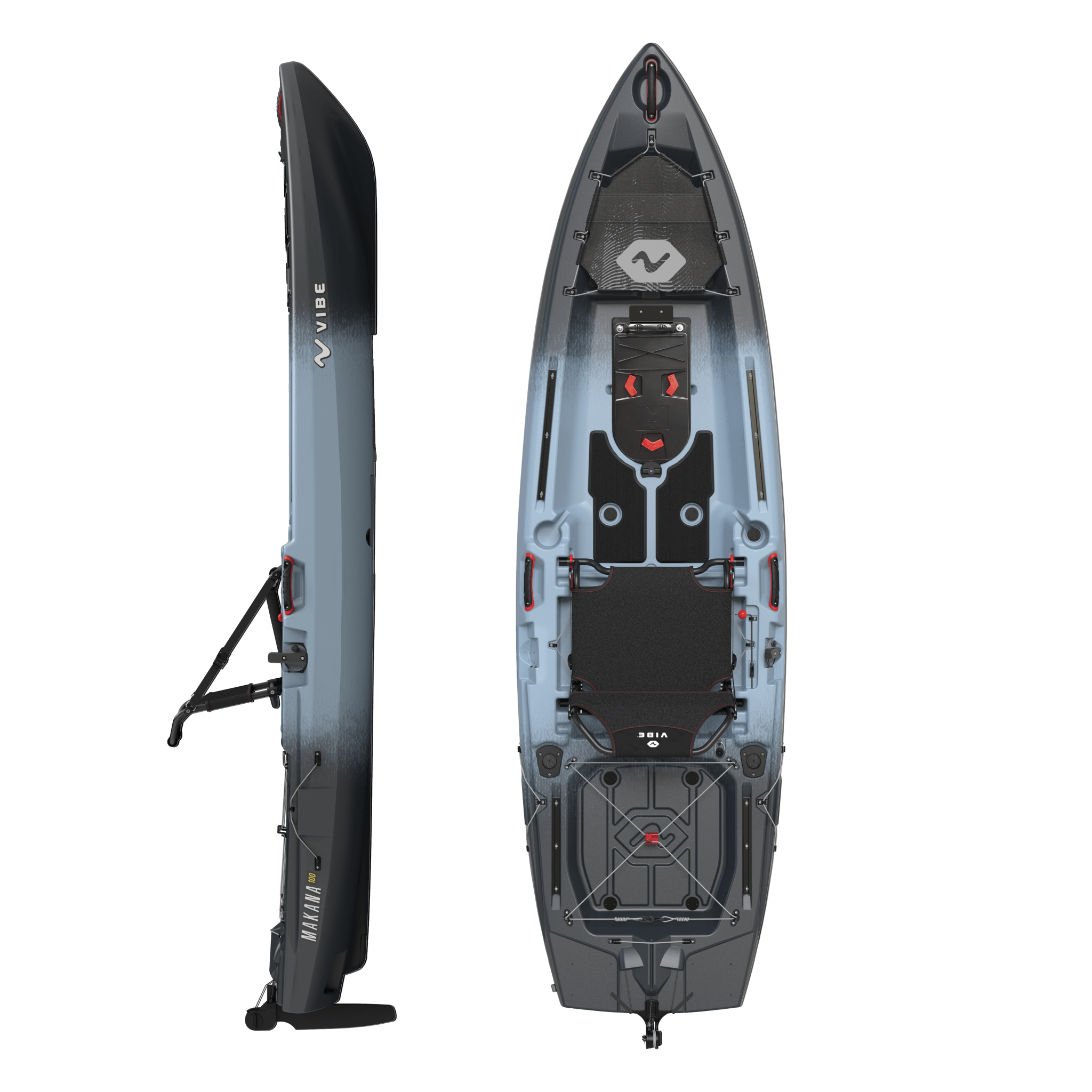 Makana 100, Fishing Kayak, Vibe Kayaks, Slate Blue No drive at Festive Water Paddlesports