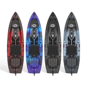 Makana 100, Fishing Kayak, Vibe Kayaks, Tsunami Red Impulse Drive at Festive Water Paddlesports