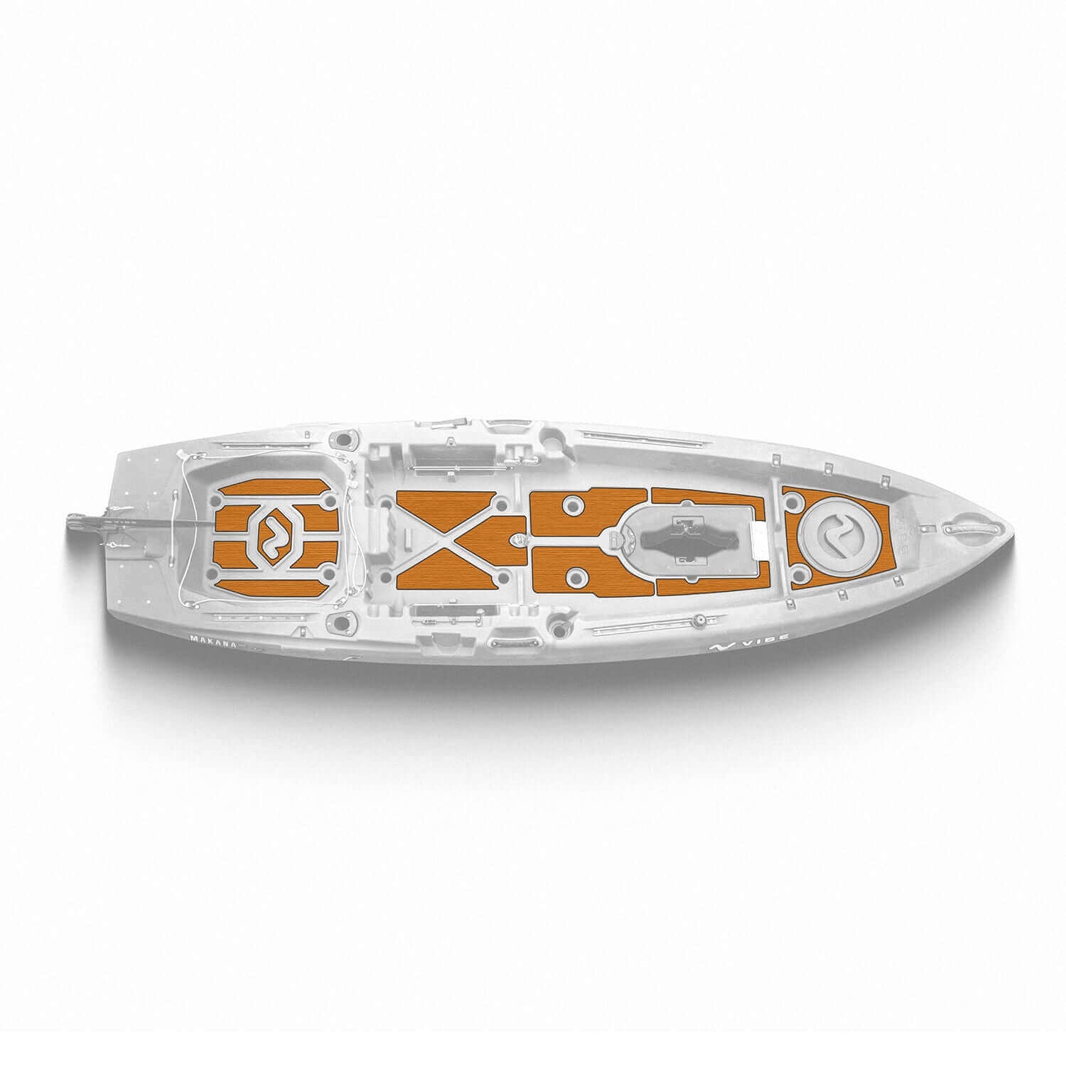 Makana 100 Premium Deck Padding, Accessories, Vibe Kayaks, Teak at Festive Water Paddlesports