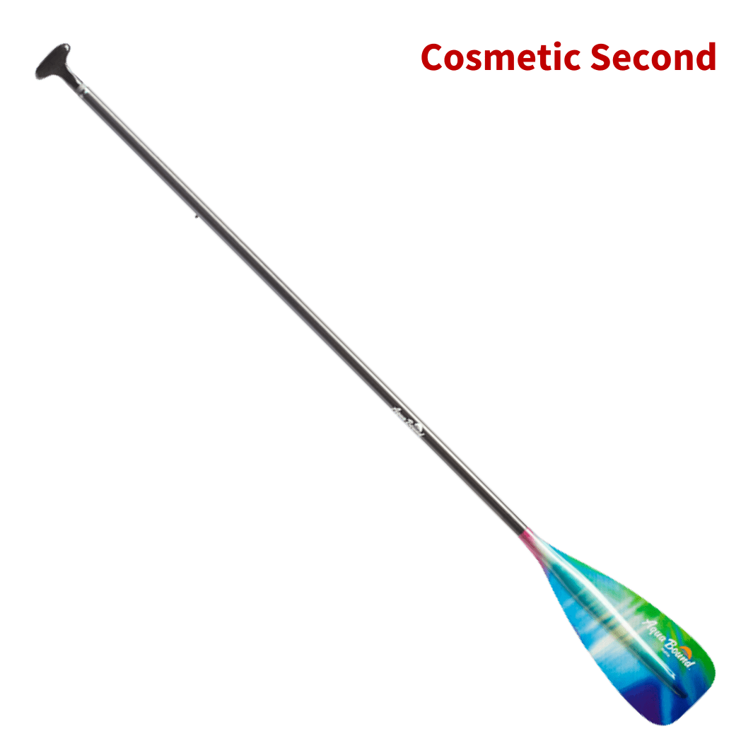 Malta Fiberglass 2-Piece Stand-Up Paddle (Cosmetic Second), Cosmetic Second, Aqua Bound, Northern Lights 64-74 in at Festive Water Paddlesports