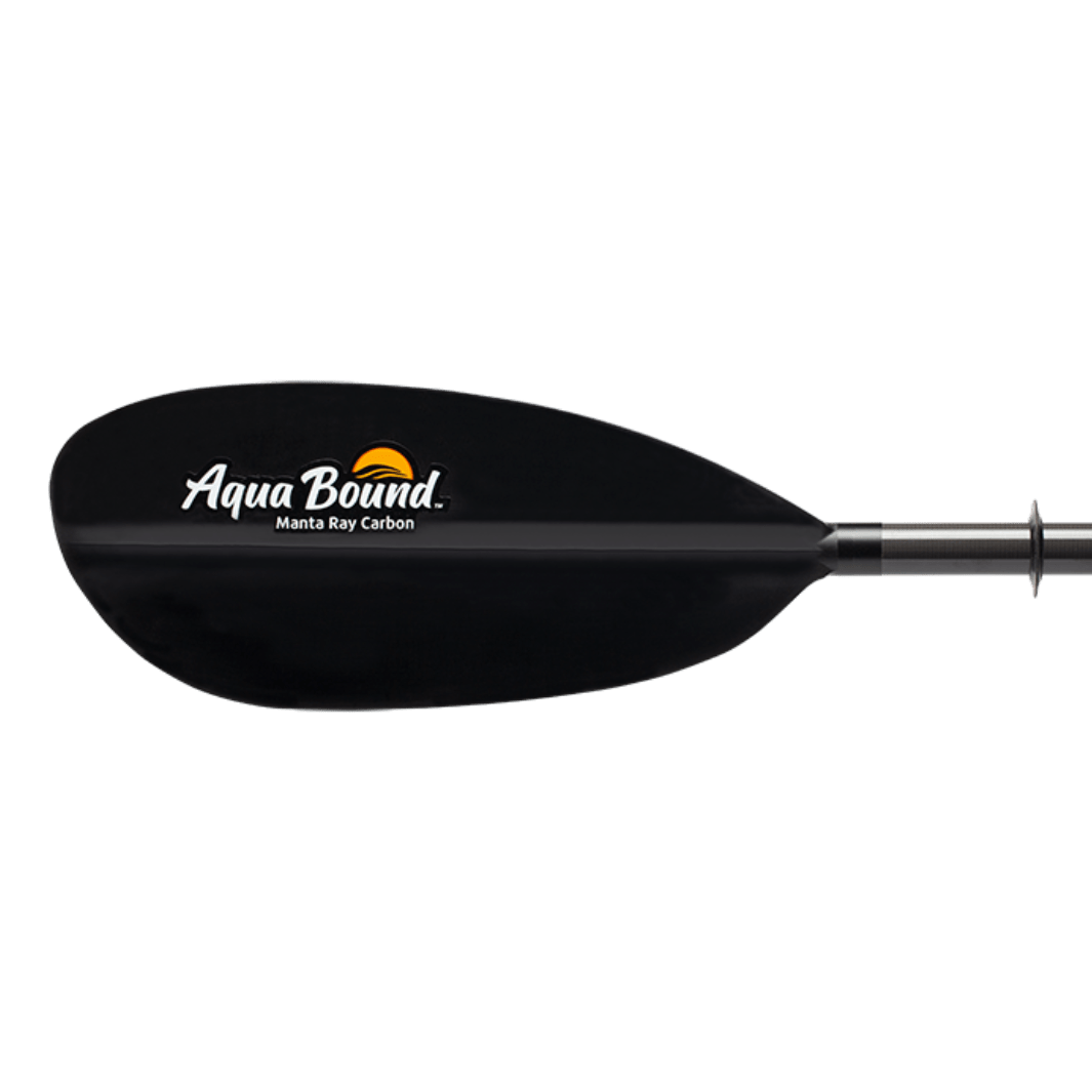 Manta Ray Carbon 2-Piece Posi-Lok™ Kayak Paddle, Kayak Paddle, Aqua Bound, 200 cm at Festive Water Paddlesports