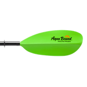 Manta Ray Fiberglass 2-Piece Snap-Button Kayak Paddle, Kayak Paddle, Aqua Bound, 200 cm Electric Green at Festive Water Paddlesports