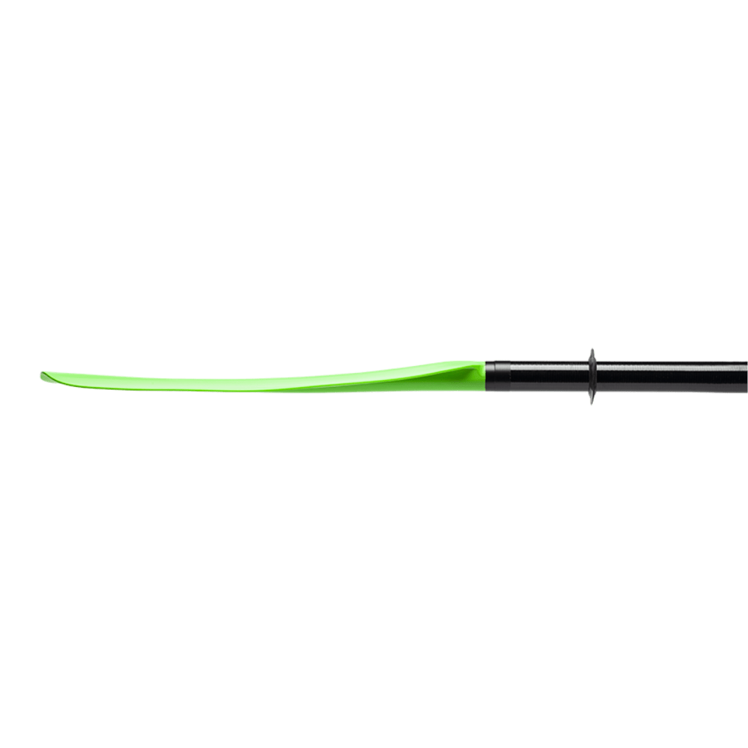 Manta Ray Fiberglass 2-Piece Snap-Button Kayak Paddle, Kayak Paddle, Aqua Bound, 200 cm Electric Green at Festive Water Paddlesports
