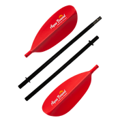 Manta Ray Fiberglass 4-Piece Snap-Button Kayak Paddle, Kayak Paddle, Aqua Bound, 200 cm Sunset Red at Festive Water Paddlesports