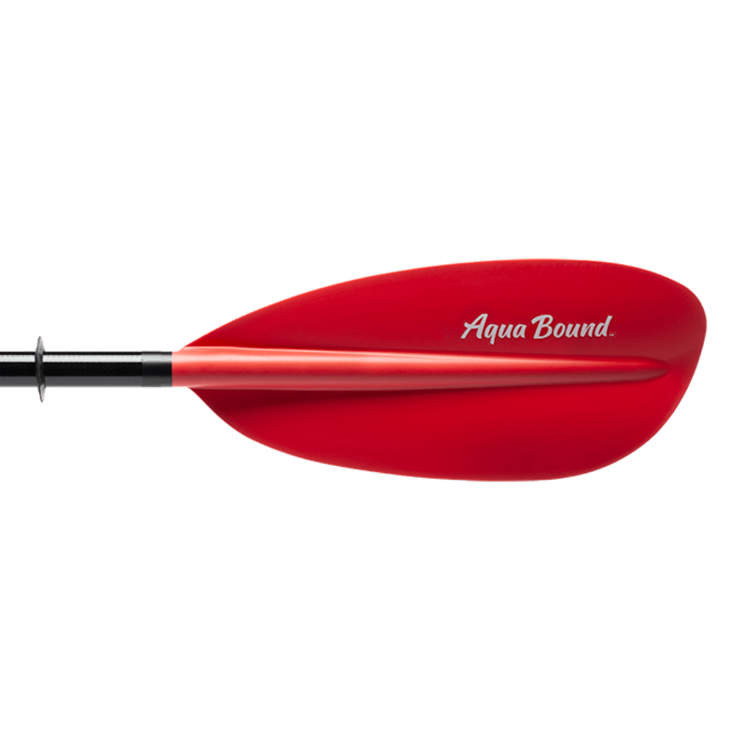 Manta Ray Fiberglass 4-Piece Snap-Button Kayak Paddle, Kayak Paddle, Aqua Bound, 200 cm Sunset Red at Festive Water Paddlesports