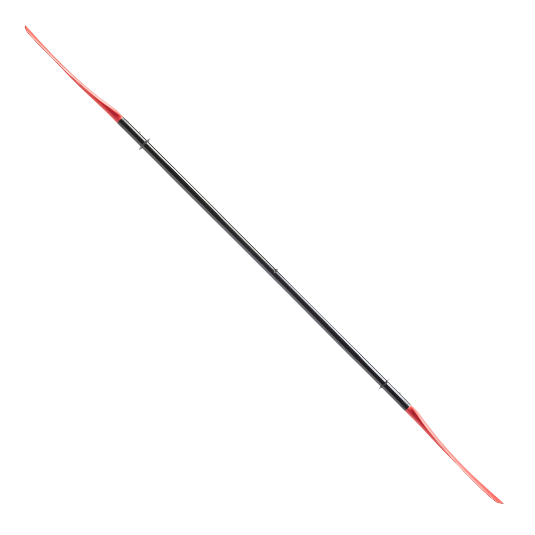Manta Ray Fiberglass 4-Piece Snap-Button Kayak Paddle, Kayak Paddle, Aqua Bound, 200 cm Sunset Red at Festive Water Paddlesports